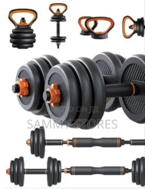 30KG Adjustable Kettlebell, Dumbbell, Barbell Set