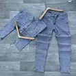 Men's Non-Fading Plain Jeans (Sizes 30-40) - 1