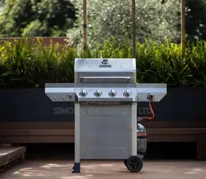 Megamaster Pinnacle Series 4 Burner Patio Gas Braai with Side Burner