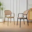 Modern Rattan Dining Chair - 3