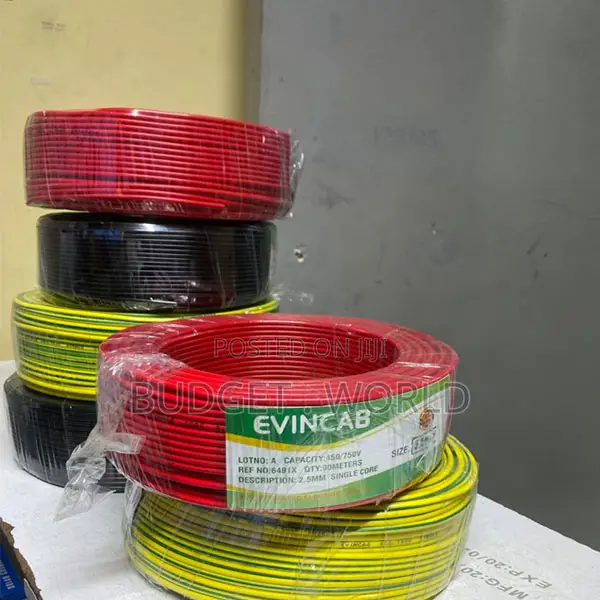 Heavy Duty Single Core Wiring Cable, 1.5mm², 90m - 1
