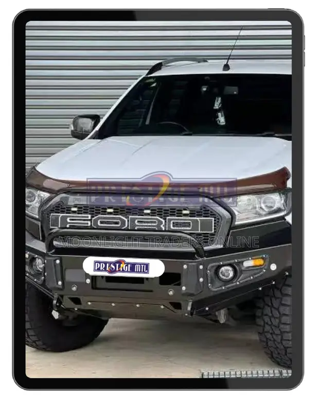 Ford Ranger 2015+ Steel Bull Bar - 1