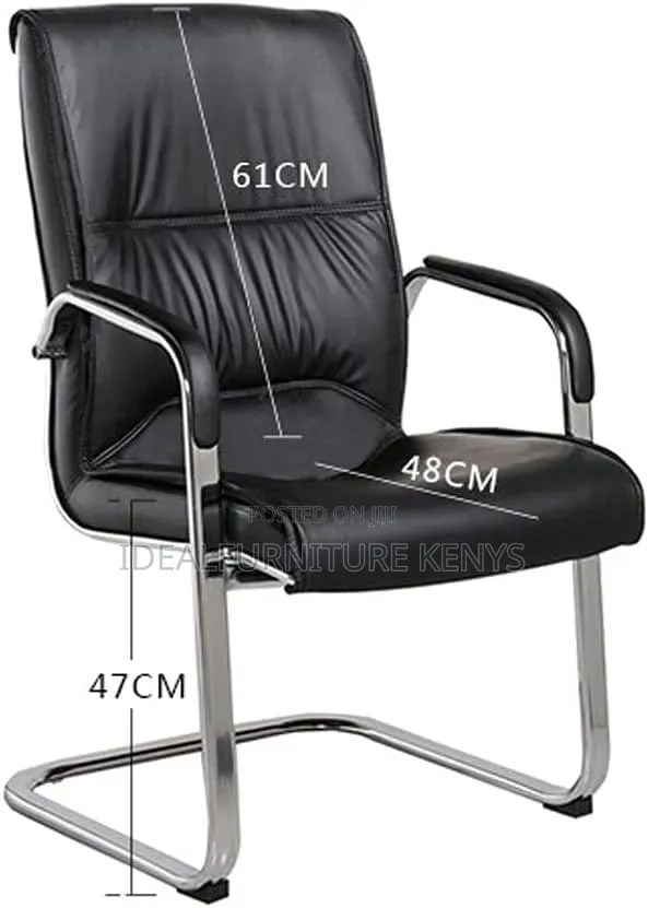 Brand New Leather Visitors Chairs - 1