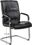Brand New Leather Visitors Chairs - 1