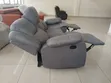 Luxury Grey 3-Seater Recliner Sofa - 5