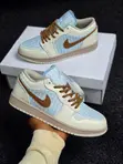Air Jordan 1 Low Pinstripes Sneakers - 3