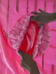 Pink Jumbo Shower Cap - 2