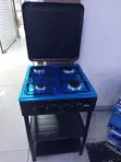 Olelon 4-Burner Gas Cooker with Shelves - 2