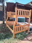 3.5x6 & 4x6 Natural Wood Finish Bunk Bed - 2