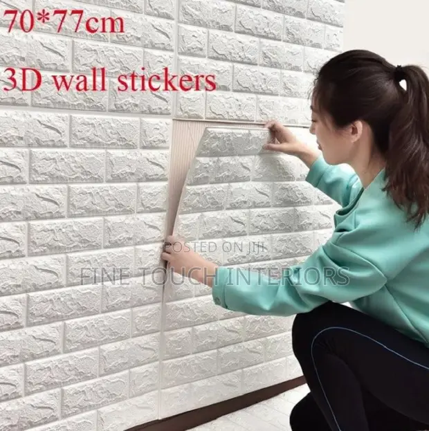 Peel & Stick 3D Foam Wall Panels - 1