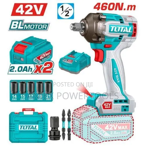 Total TIWLI42462 Cordless Impact Wrench 460Nm - 1