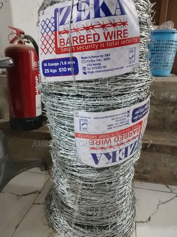 Heavy-Duty Barbed Wire Roll - 610m, 25kg - 1