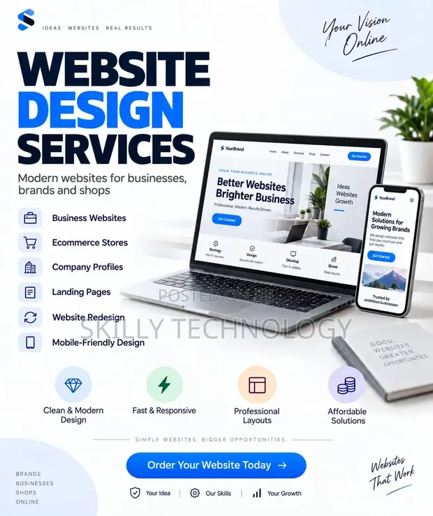 Website Design & Development Services Nairobi - 1