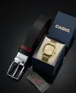 The Modern Gentleman Co. Casio Watch & Leather Belt Set - 1