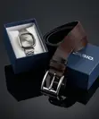 The Modern Gentleman Co. Casio Watch & Leather Belt Set - 3