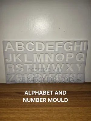 Alphabet Resin Mould - Large & Small Letters