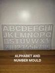 Alphabet Resin Mould - Large & Small Letters - 1