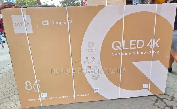 Syinix 86-Inch QLED Google TV - 1