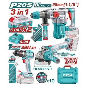 Total TOSLI251195 Cordless 3-Piece Combo Kit