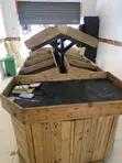 Fruit Display with Storage Unit - 1