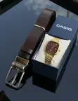 The Style Suite Gents Gift Set - Casio Watch & Belt - 2