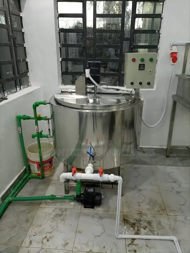 150-Litre Stainless Steel Electric Milk Pasteurizer - 1
