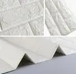 3D Foam Wall Panels for TV Area - 2