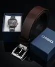 Executive Classic Watch and Belt Gift Set - 3