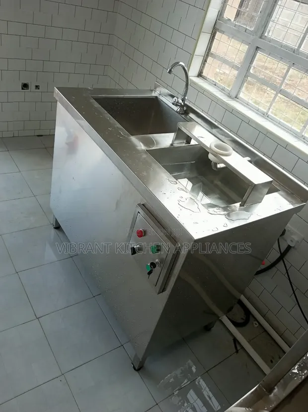 Commercial Bottle Rinser Machine - Stainless Steel - 1