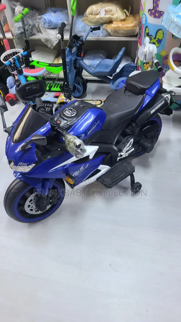 Kids Electric Motorcycle with Music & Lights - 1