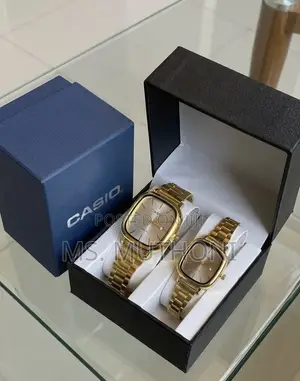 Casio Couple Watches - Gold/Silver
