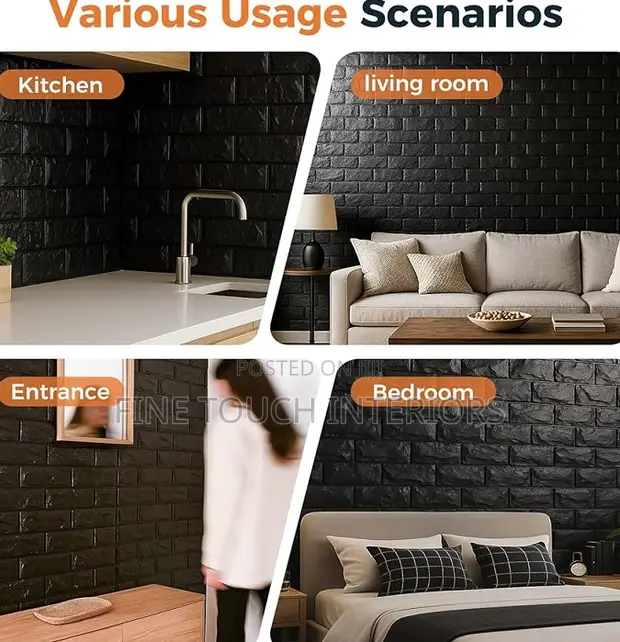 3D Foam Wall Panels - Complete House Decor - 1