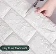 Waterproof 3D Foam Wall Panels - 2