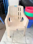 Kenpoly Plastic Chairs with Arms - Brand New - 1
