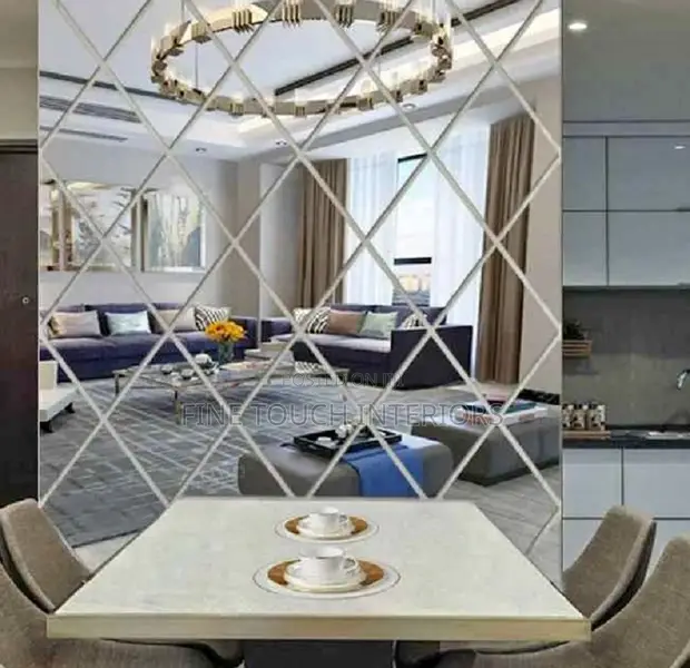 Decorative Diamond Acrylic Mirrors - 1