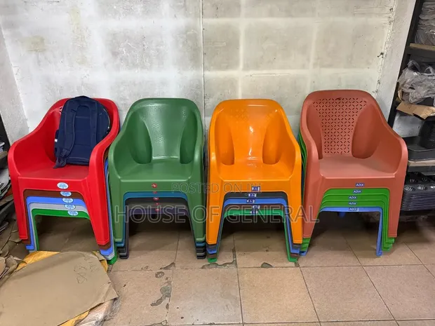 Strong Stejes Plastic Chairs - Brand New - 1