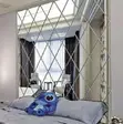 Crystal-Look Diamond Acrylic Wall Mirrors - 2