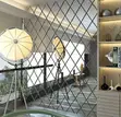 Geometric Diamond Acrylic Mirror Décor - 2