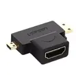 UGREEN Micro HDMI Male + Mini HDMI Male to HDMI Female Adapter - 1