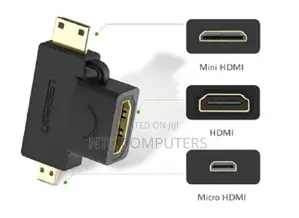 UGREEN Micro HDMI Male + Mini HDMI Male to HDMI Female Adapter