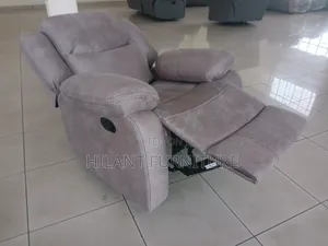Luxury 1-Seater Fabric Recliner Sofa - Premium Comfort Chair