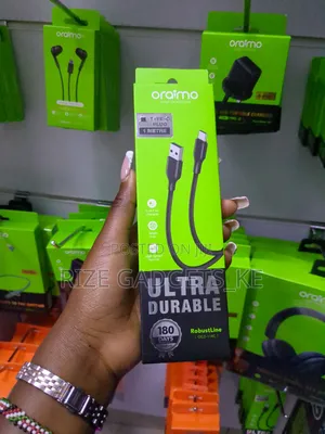 Oraimo Ultra Durable USB-C Cable (1m, Black)