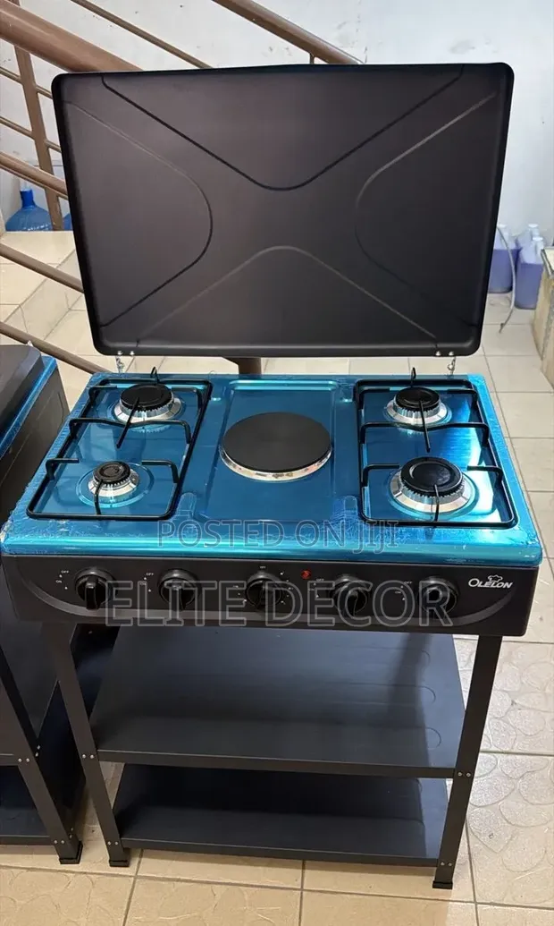 Olelón 4+1 Gas Electric Standing Cooker with Shelves - 1