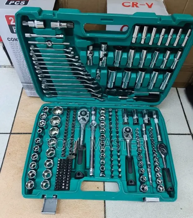 216-Piece CR-V Socket Spanner Set - 1