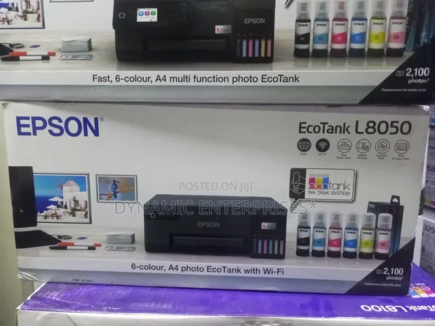 Epson L8050 Ecotank Printer ya Picha Isiyo na Waya - 1