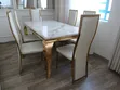 Luxury Gold Frame 6-Seater Marble Dining Set - 5