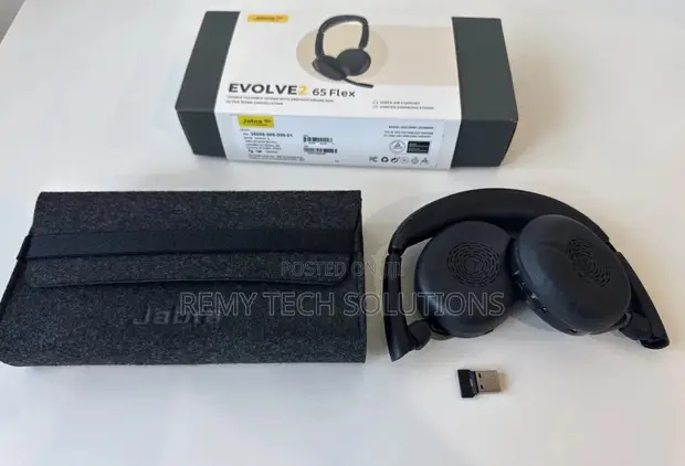 Jabra Evolve2 65 Flex Bluetooth Headset - 1
