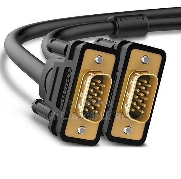UGREEN VGA Male to Male Cable 2m (Black) - 1