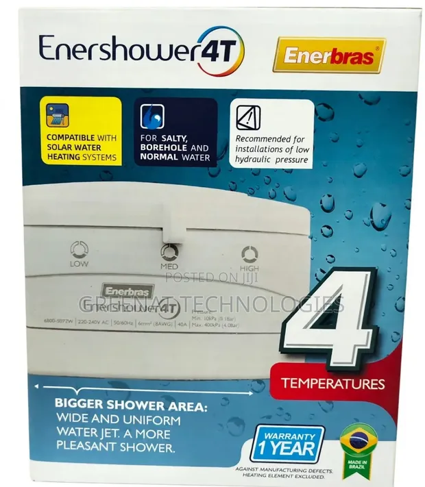 Original Enerbras Enershower 4T - Made in Brazil - 1