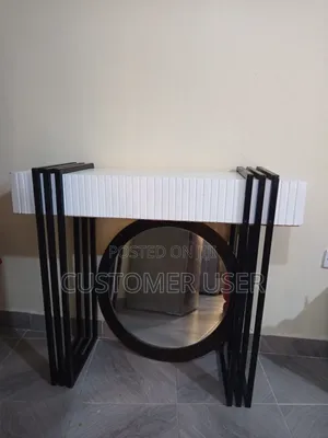 Console with Mirror